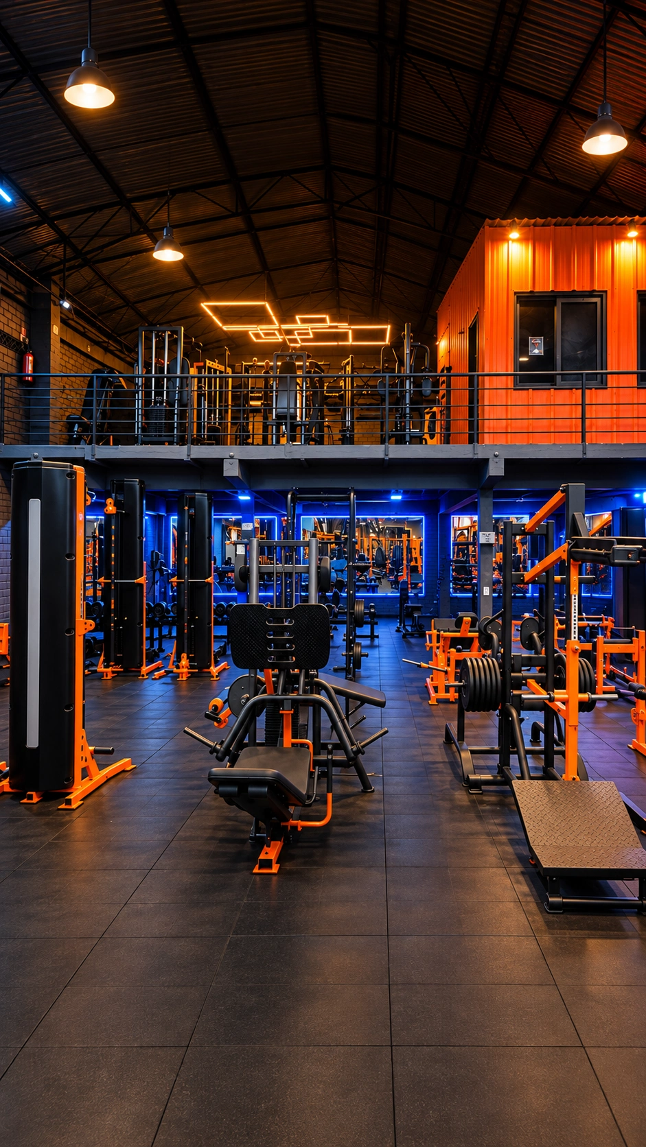 Ambientes e equipamentos de treino
